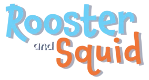 Rooster and Squid logo